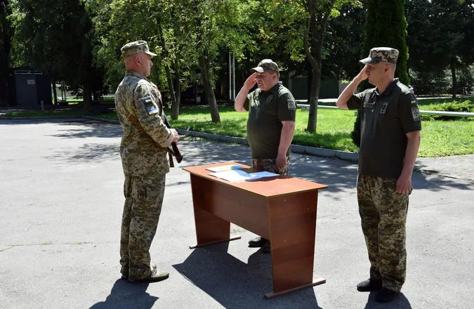 У Луцьку мобілізовані прикордонники склали присягу на вірність Україні (фото)