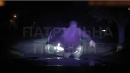 На авто і пішки: у Луцьку вночі п'яний водій тікав від копів (відео)