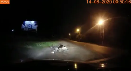Впав і забрехався: у Нововолинську – погоня за п’яним мотоциклістом (відео)