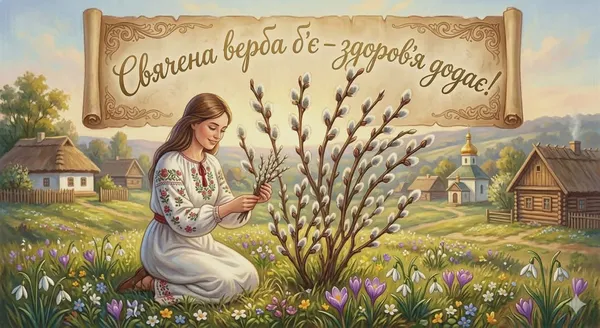 З Вербною неділею: гарні листівки та привітання