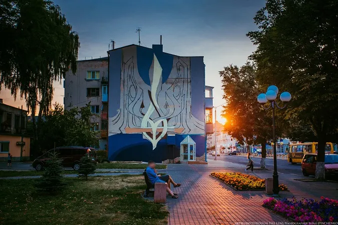 Луцький художник хоче створити серію муралів «Тризуб» (фото)