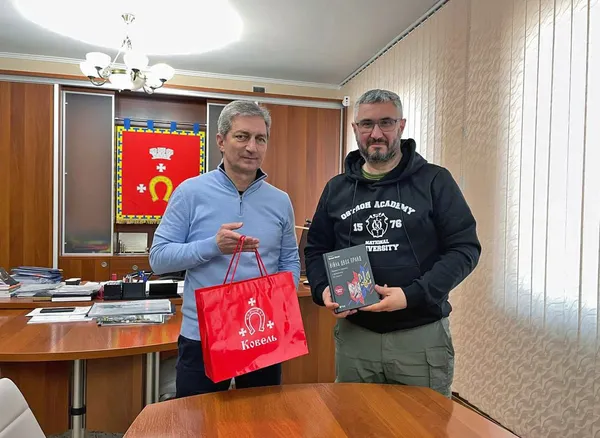 На Волині побував військовий і журналіст Вахтанг Кіпіані (фото)