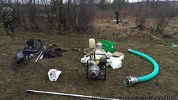 На Волині затримали шістьох бурштинокопачів із Луцька та району