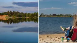 Поліське море: серед пісочних дюн розкинулася смарагдова лагуна з кришталевою водою (фото)