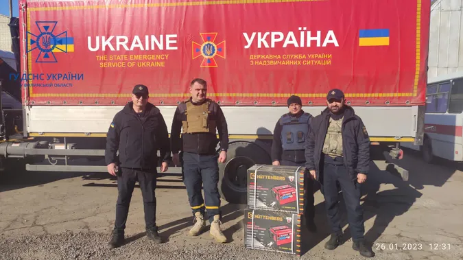 Волинські рятувальники відправили допомогу у Херсон (фото)