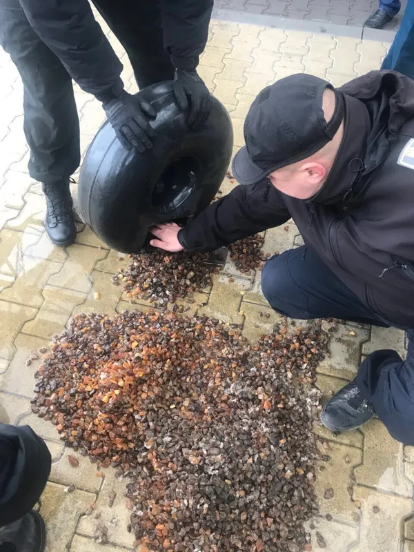 На «Устилузі» вилучили 21 кілограм бурштину (фото)