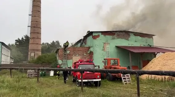 У Луцькому районі спалахнула пожежа на виробництві (фото)