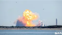 Прототип корабля для міжпланетних подорожей від SpaceX розбився при посадці (відео)