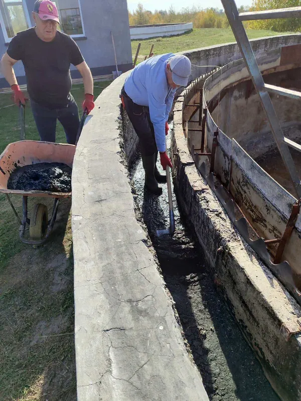 У Ковелі ремонтують очисні споруди: відновлюють відстійники та перевіряють трубопровід (фото)