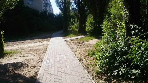 Вулиці Луцька облаштували пішохідними доріжками (фото)