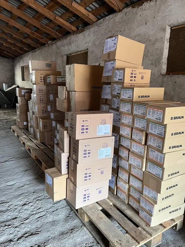Латвійські лісівники передали на Волинь медикаменти для українських захисників (фото)