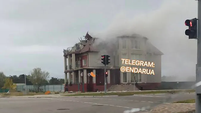 В Енергодарі «прилетіло» у готель, який облюбували окупанти