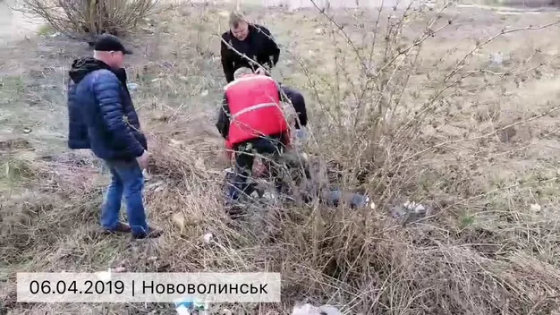 У Нововолинську водій скутера злетів у кювет (фото, відео)