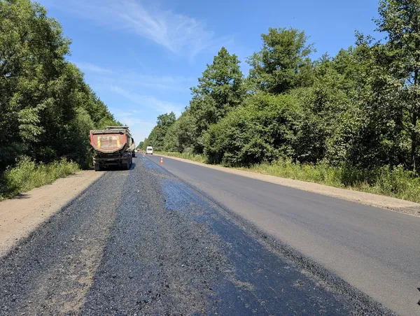 На Волині оновлюють автошлях до пункту пропуску «Доманове» (фото)