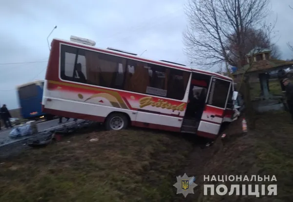 На Волині маршрутка зіткнулася з бусом: є постраждалі (відео)