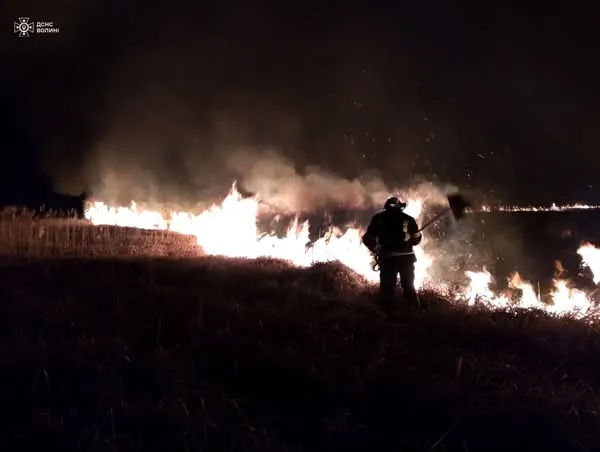 Волинь – у вогні: через паліїв ландшафти нагадують пекло (фото)