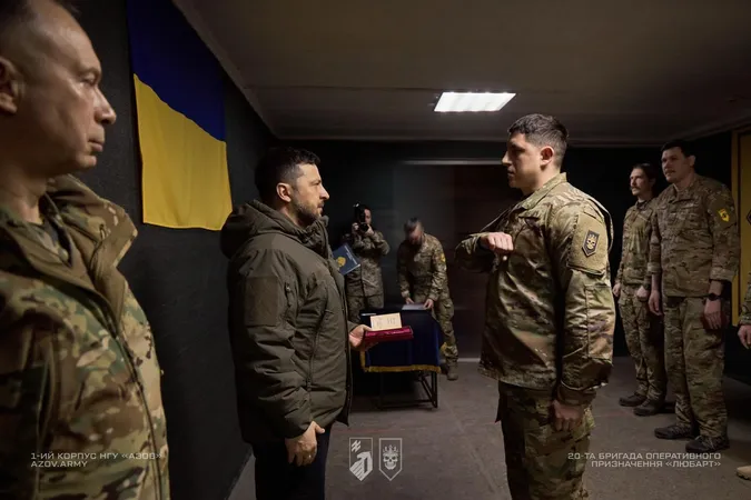 Зеленський нагородив відважних воїнів бригади «Любарт» 1 корпусу НГУ «Азов»
