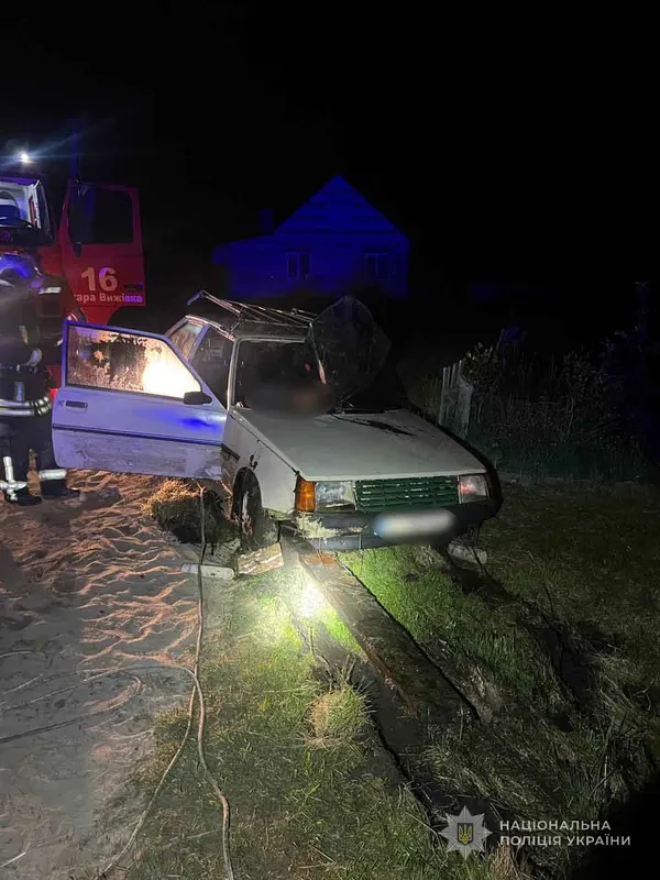 На Ковельщині – смертельна ДТП: автомобіль злетів у ставок (фото)