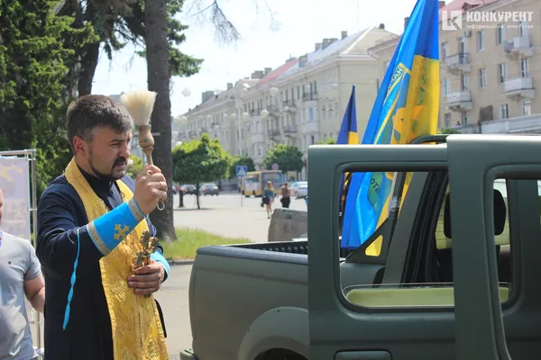 Освячення військового автомобіля