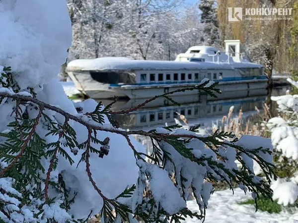 Вона чекає на вас морозного ранку у Луцькому парку (фото)