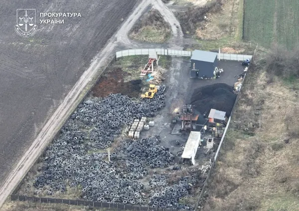 На Волині переробка шин обернулася забрудненням ґрунту: які збитки нарахували