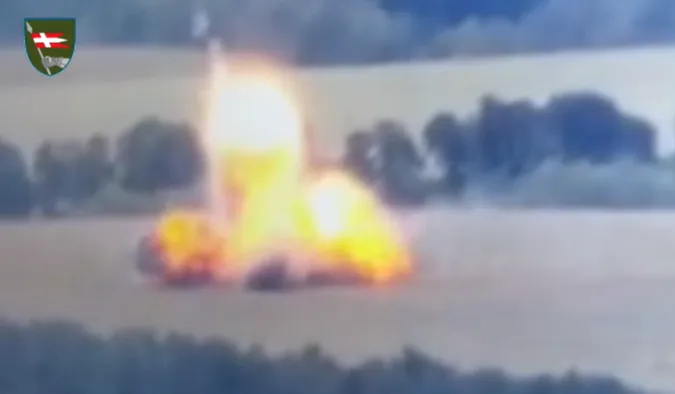 Військові волинської 14-ОМБР відправили до пекла ворожий танк (відео)