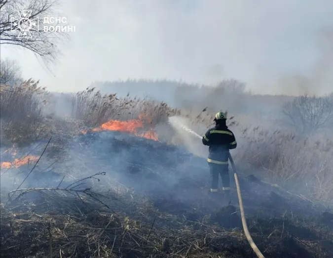 На Волині за добу сталися пожежі у 16 селах (фото)