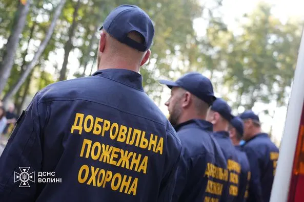 У Луцькому районі запрацювала нова добровільна пожежна команда (фото)