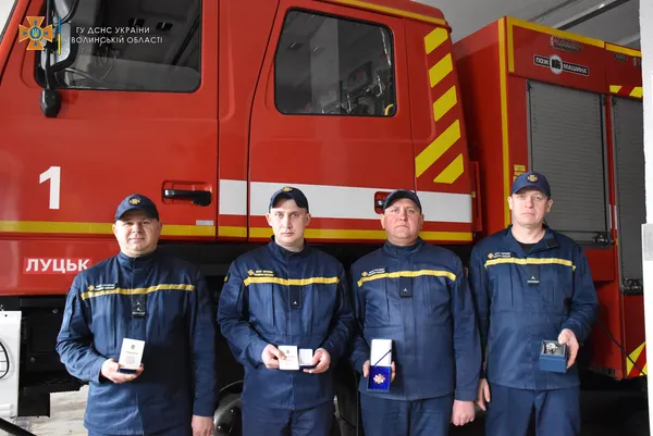 У Луцьку відзначили героїв-рятувальників, які долали наслідки бойових дій (фото)