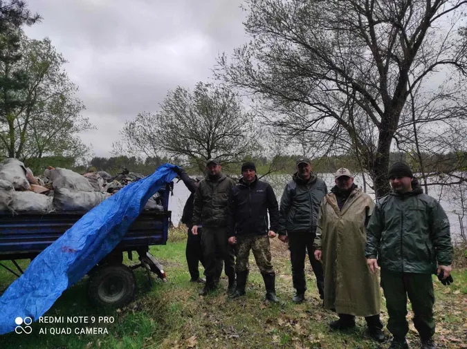 Заплаву річки Стир в Чебенях прибрали від сміття (фото)