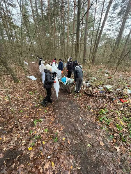 З лісу на Волині вивезли 8 величезних причепів сміття (фото)