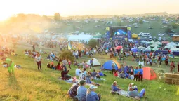Буревій, обвалений дах та стіна дощу:   Kozak FEST скасували всі заходи (фото, відео)
