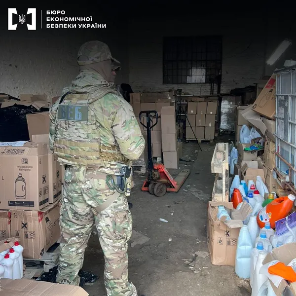 У Луцькому районі організували підпільне виробництво побутової хімії відомих брендів (фото)