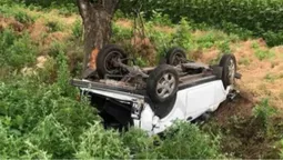 Авто злетіло у кювет: у Луцьку на Дубнівській – аварія (відео)