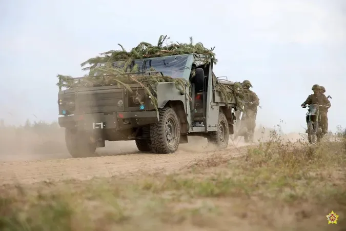 Військові навчання в Білорусі стартували вчора / фото t.me/modmilby