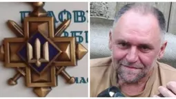 Сирський нагородив «Золотим хрестом» солдата з Волині (фото)