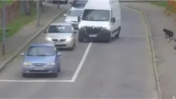 Порушення засікли камери: у Луцьку водій так спішив, що обігнав через суцільну (відео)