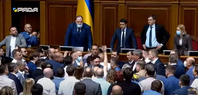 Жаба vs гадюка: у Верховній Раді Тищенко побився з Кивою (відео)