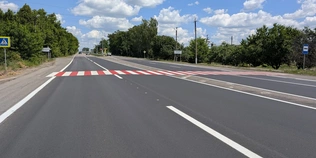На трасі Луцьк-Рівне – нова дорожня розмітка (фото)