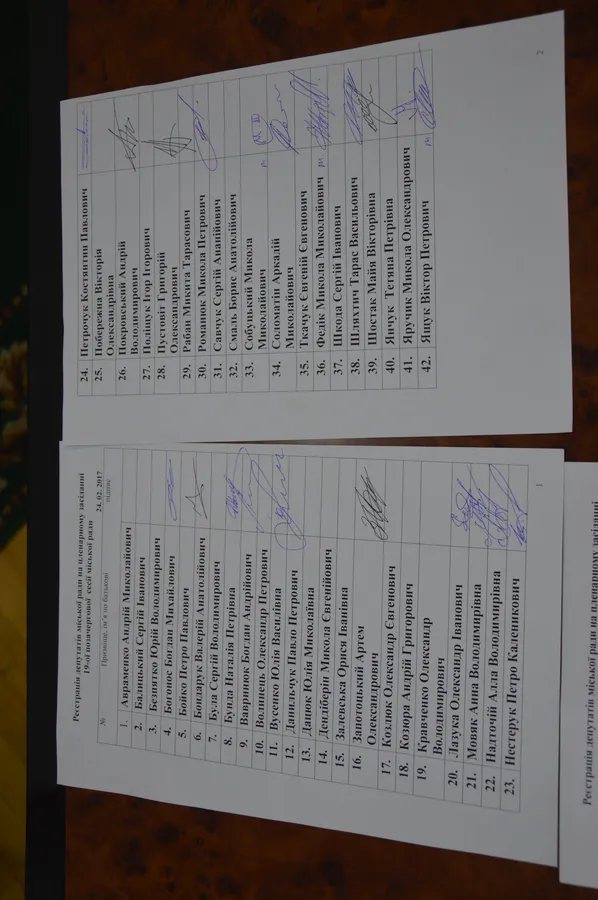 Протоколи реєстрації, навколо яких точилися баталії