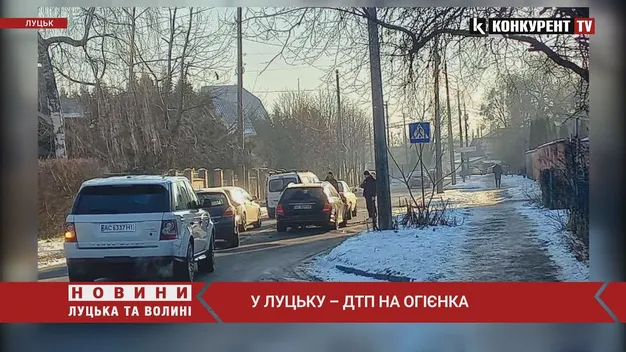Рух ускладнений: у Луцьку – ДТП на Огієнка (фото, відео)