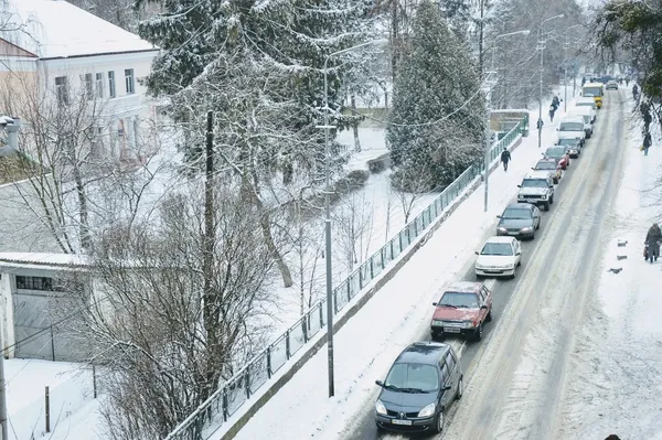Затор на вулиці Шевченка