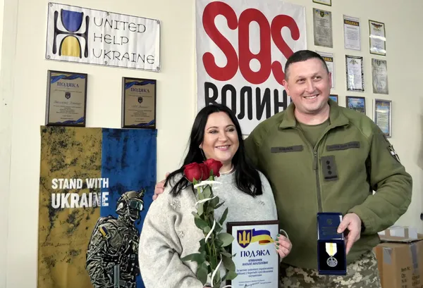 Волинські волонтери отримали нагороди від Залужного (фото)