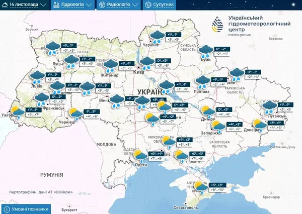 Вже у більшості областей: коли на Волині випаде сніг