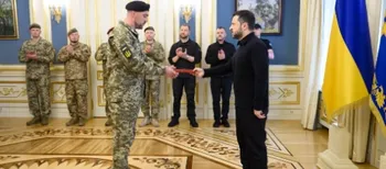Командир танкового батальйону волинської бригади отримав орден від Зеленського (фото)