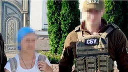 Писала про «нацистських поганців»: у Почаївській лаврі затримали ворожу агітаторку (фото)