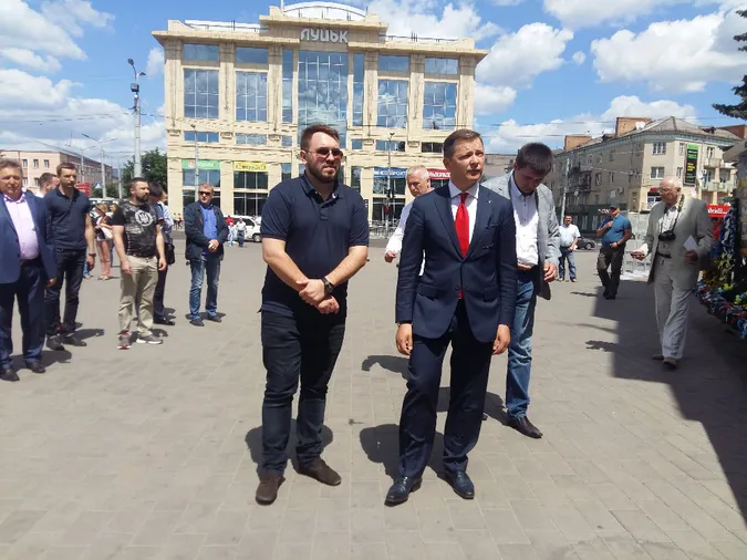 Що робив нардеп Олег Ляшко в Луцьку (фото)