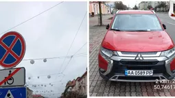 За день в центрі Луцька виявили понад пів сотні «паркохамів» (фото, відео)