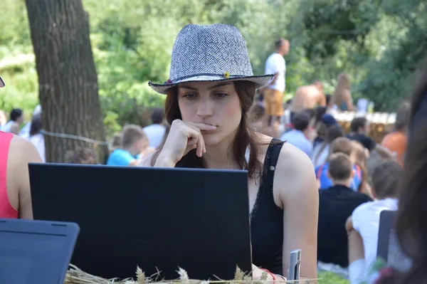 Куди ж без журналістів? Вони теж працювали на фестивалі