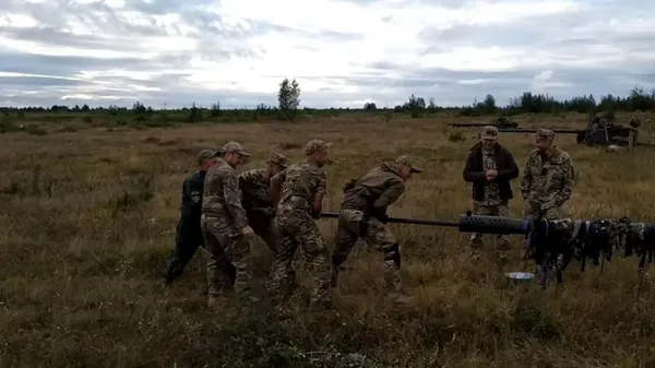 Знищити артилерією танки з Білорусі: як тренуються волинські тероборонівці (фото, відео)